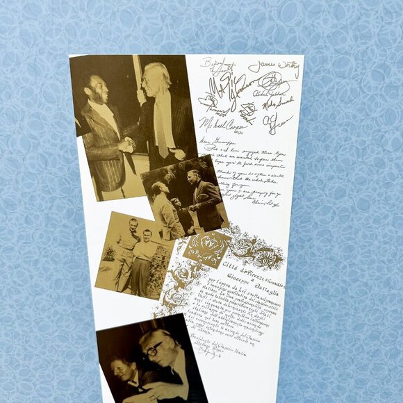 1990s Gold Book Battaglia  Ad • Foil Look • Euro Glamour Vintage Decor - Picture 3 of 10